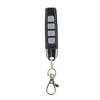 Super Store Online 4 Buttons 315MHz Remote Control Duplicator for Gate Garage Door (Black)