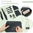 thumbnail image 3 of 28pcs DIY Leather Knitting Crochet Bag Making Kit Leather Shoulder Bag Sewing Materials for Women DIY Craft Purse Stitching All Accessories Handmade Bag Making Tool Set 8.6x2.7x4.7 Inch, 3 of 5