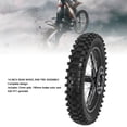 thumbnail image 4 of 14 Inch Rear Wheel Rim Tyre Assembly, Rear Wheel Rim Tire Replacement 90/100-14 Enhanced Traction 12mm Axle 420 41T Sprocket  for Motorcycle, 4 of 7