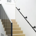 thumbnail image 3 of Tanice Stair Handrail Handrails for Stairs Industrial Pipe Clothes Rail Outdoor Indoor Industrial Pipe Stair Banister for Elder and Child, 3 of 7