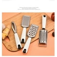 thumbnail image 3 of Multi-Purpose Stainless Steel Kitchen Planer | Cheese Grater & Vegetable Shredder | Compact Design for Easy Storage & Travel | Camping & Picnic Essential Tool, 3 of 7