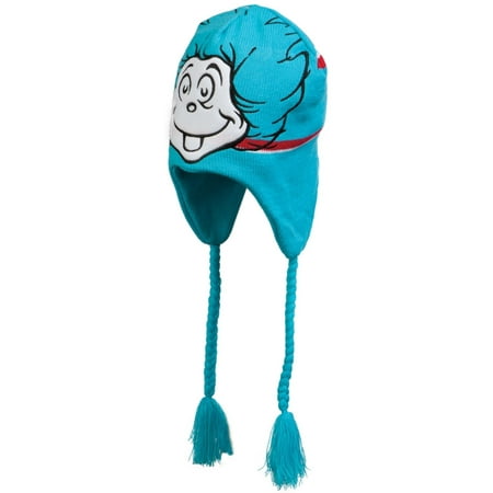 Dr Seuss - Thing 1 & Thing 2 Reversible Peruvian Knit Hat