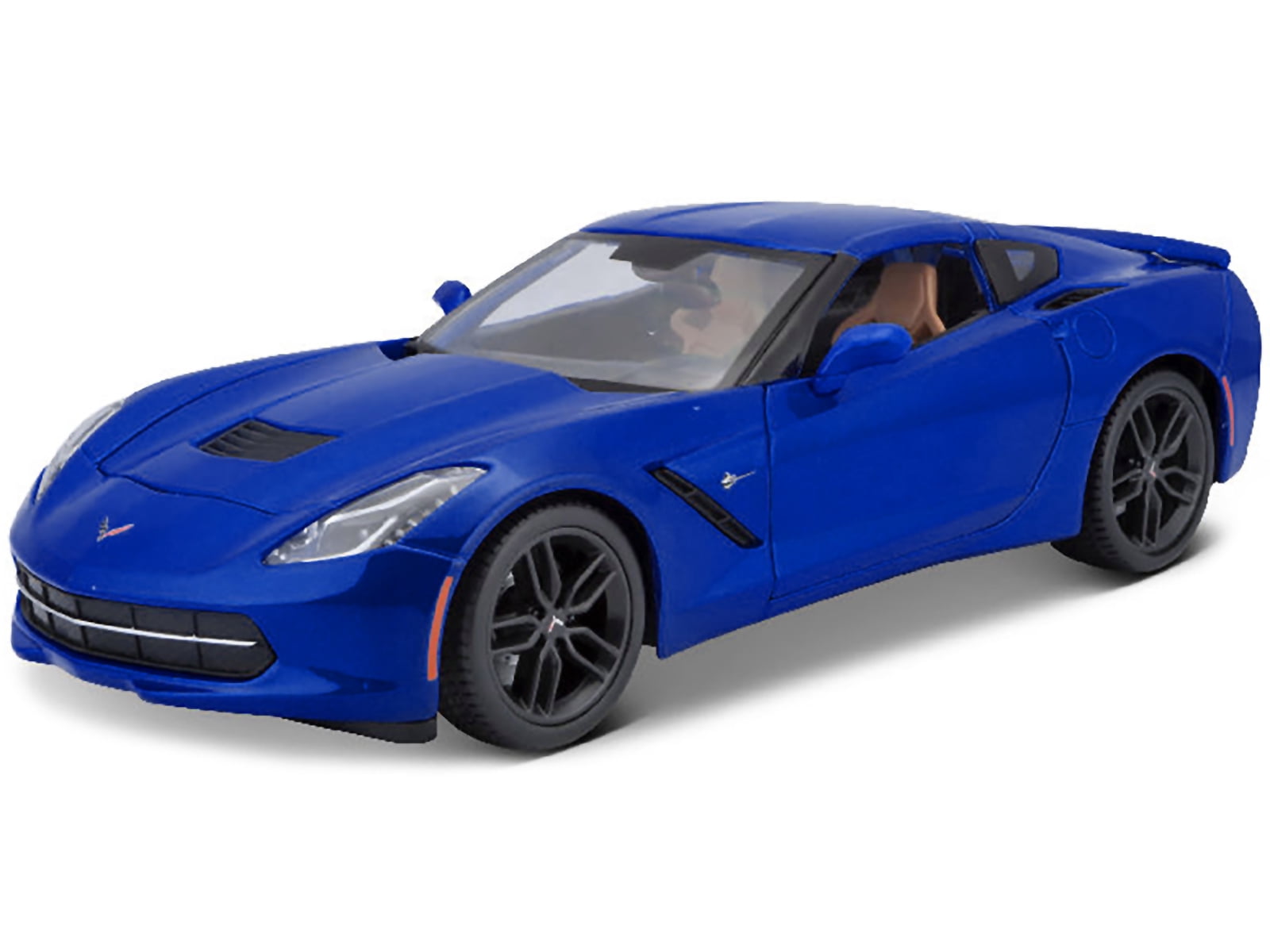 2014 Chevrolet Corvette Stingray C7 Z51 Blue 1/18 Diecast Model
