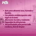 thumbnail image 3 of Plato Estriado Acero Inoxidable 16/ Oz 454g Perro Fancy Pets Fancy Pets FL8192, 3 of 7