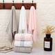 thumbnail image 2 of Zhuge 3 toallas de baño de algodón puro, multiusos: para baño, fitness, ducha, deportes, etc., se adaptan a diversas situaciones sin esfuerzo. 13,78 x 29,53 pulgadas (gris)., 2 of 4