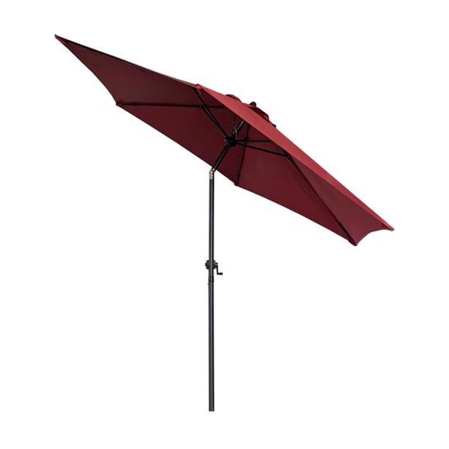 Living Accents 9 ft. Tiltable Red Market Umbrella