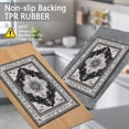 thumbnail image 5 of BlueDreamer Kitchen Rugs 3Pcs, Non Slip Kitchen Mats for Floor Waterproof & Stain Resistant Carpet Area Rug for Kitchen, Laundry Room, Hallway, 5 of 12