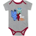 thumbnail image 2 of Sesame Street 3 Pack Jogger, Onesie and Bib Set, Sleepwear Bodysuit Bundle for Baby, 2 of 7