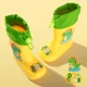thumbnail image 4 of Botas de lluvia de goma impermeables para niños, zapatos de lluvia antideslizantes con bonito diseño de dibujos animados para niños y niñas, guardería, Rainboo para niños, 4 of 5