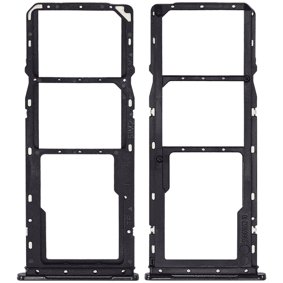 Replacement Dual Sim Card Tray Compatible For Samsung Galaxy A04 (A045 / 2022) (Black)