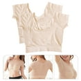 thumbnail image 6 of 2pcs Washable Underarm Sweat Pad Vest Women Bridal Sweat Absorbing Undershirt, 6 of 6