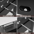 thumbnail image 3 of SUGIFT 58 Inch Full Size Foosball Table, Competition Arcade Soccer Game Table with Leg Levelers, 3 of 7
