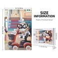 thumbnail image 5 of Lsque Bluey Pattern Wooden Picture Puzzle ,1000 Piece Jigsaw Puzzle ,Family Fun Puzzle, Home Décor Puzzle, Gift Puzzle(Vertical style), 5 of 8