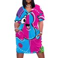 thumbnail image 2 of ¡love los nerds! Vestido suelto con bolsillo vestidos de cóctel vestido de fiesta de lujo para mujer, 2 of 7