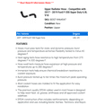 thumbnail image 2 of Upper Radiator Hose - Compatible with 2017 - 2019 Ford F-550 Super Duty 6.8L V10 2018, 2 of 2