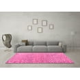 thumbnail image 3 of Ahgly Company Indoor Rectangle Abstract Pink Modern Area Rugs, 7' x 9', 3 of 4