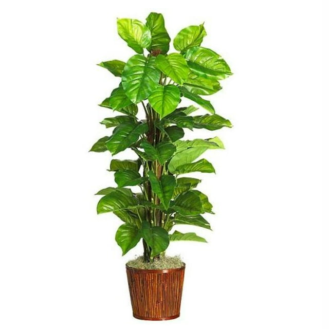 63 Inch Large Leaf Philodendron Silk Plant Real Touch