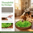 thumbnail image 4 of Pet Snuffle Mat for Dogs, Interactive Feed Game for Boredom, Encourages Natural Foraging Skills for Cats Dogs Bowl Travel Use, Dog Treat Dispenser Indoor Outdoor Stress Relief, 4 of 10