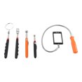 thumbnail image 2 of Telescoping Magnetic Pickup Tool, Inspection Mirror Weather Resistant LED Light Telescoping Pickup Tool 360 Rotation 5Pcs with Soft Handle for Metal Nuts, 2 of 7
