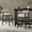 Black Finish, variant on Christopher Knight Home Minimalist 26.77" Counter Height Bar Stools, Solid Wood Frame, Walnut, Set of 2