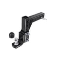 thumbnail image 1 of 10" Adjustable 4 Level Trailer Drop Hitch Ball Mount Tow For 2" Receiver With 50mm Ball RV Parts Camper Caravan Accessories ,Corrosion Resistance, 1 of 6