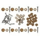 thumbnail image 3 of 16 piezas de clavos para tablero publicitario duraderos, clavos de espejo de vidrio, clavos de cobre con tornillo, 3 of 6