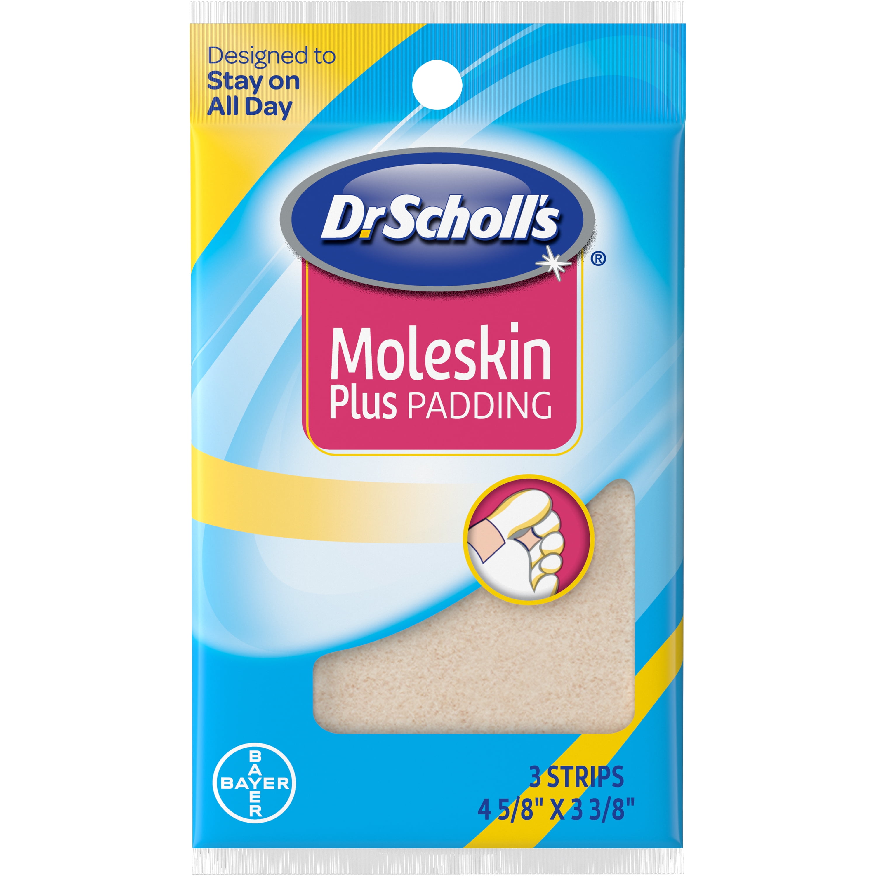 Dr. Scholl's Moleskin Plus Padding for 