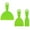 Green, variant on neszzmir 3-Piece Plastic Scraper Set, Multifunctional Household Paint Tool