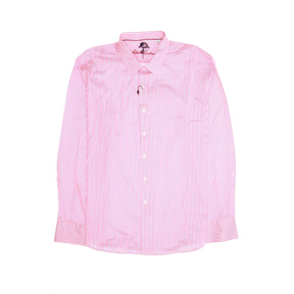 Robert Graham 'Crosswall' Men's Striped Button Down Shirt Sport (XLarge, Mauve)