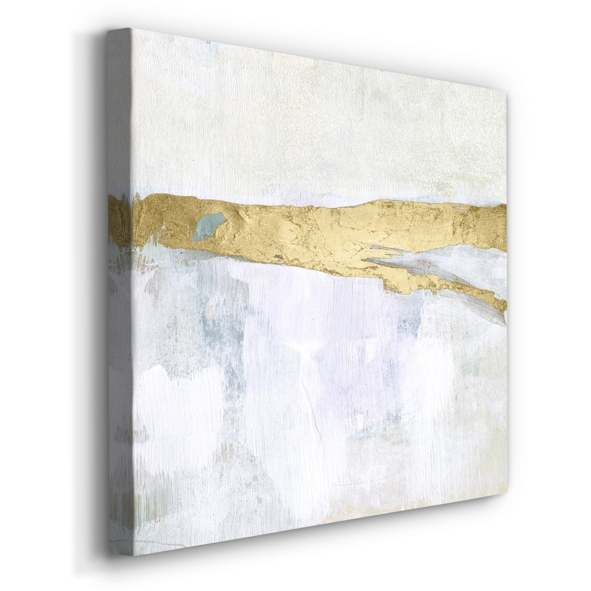 Wexford Home Gold Ribbon Horizon II-Premium Gallery Wrapped Canvas, 16" x 16" - Ready to Hang