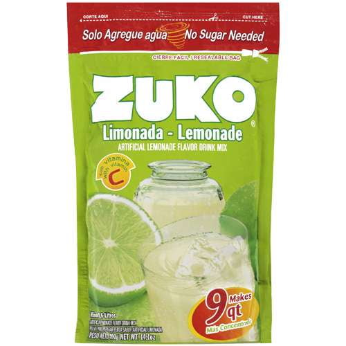 Zuko Drink Mix, Lime, 14.1 Oz, 1 Count