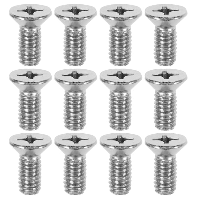 Shisuyan 12Pcs Rotor Screw for Brake Discs Secures Brake to Hub Reliable Performance Vehicle Components 0.6x0.4x0.4in