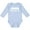 AE-Light Blue, variant on Inktastic Portland Oregon Skyline OR Cities Boys or Girls Long Sleeve Baby Bodysuit