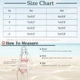 thumbnail image 3 of Miluxas Women's Boho 3 Piece Lace Bikini Set Halter Tie Side Bathing Suit with Ruffle Cover Up Skirt for Beach Resort Travel White, 3 of 5
