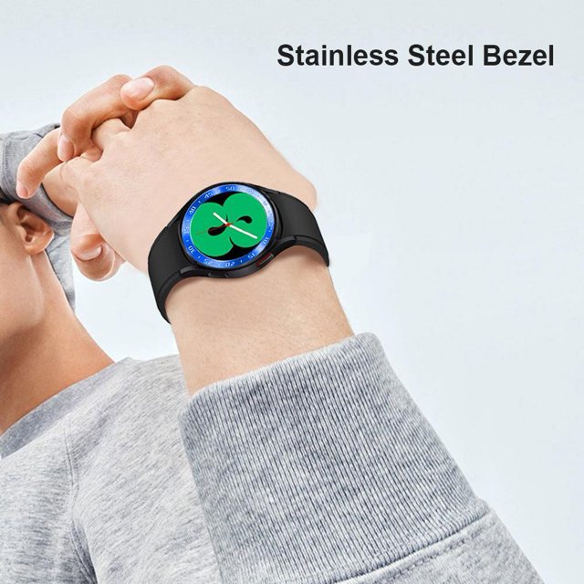 Anillo de bisel Funda protectora con diseño de anillo biselado para Samsung Galaxy Watch 4 Classic 46mm JShteea Nuevo