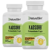 NaturalSlim Kadsorb Potassium Citrate Capsules - 2 Pack, 99 mg 400 Capsules
