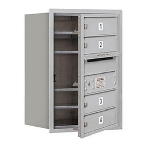 Salsbury 6 Door High Unit - Aluminum - Single Column
