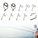 thumbnail image 5 of Juego de guías de caña de pescar Sunnimix Anillo de caña de pescar 11 Uds de Acero inoxidable, 5 of 7