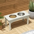 thumbnail image 2 of Keller Elevated Pet Feeder with Stainless Steel Bowls, 2 of 7
