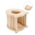 thumbnail image 4 of Casa De Hámster De Madera, Escondite De Hámster Artesanía Fina Fácil De Limpiar Resistente Al Desgaste Para Ratones Para Hámster Para Jerbos Cergrey Wooden Hamster House, 4 of 8