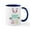 White/Navy Inside, variant on CafePress - Hoppy Easter Mugs - 11 oz Ceramic Mug - Novelty Coffee Tea Cup