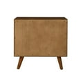thumbnail image 6 of Maklaine Contemporary 24"W Wood Nightstand in Pecan Brown Finish, 6 of 11