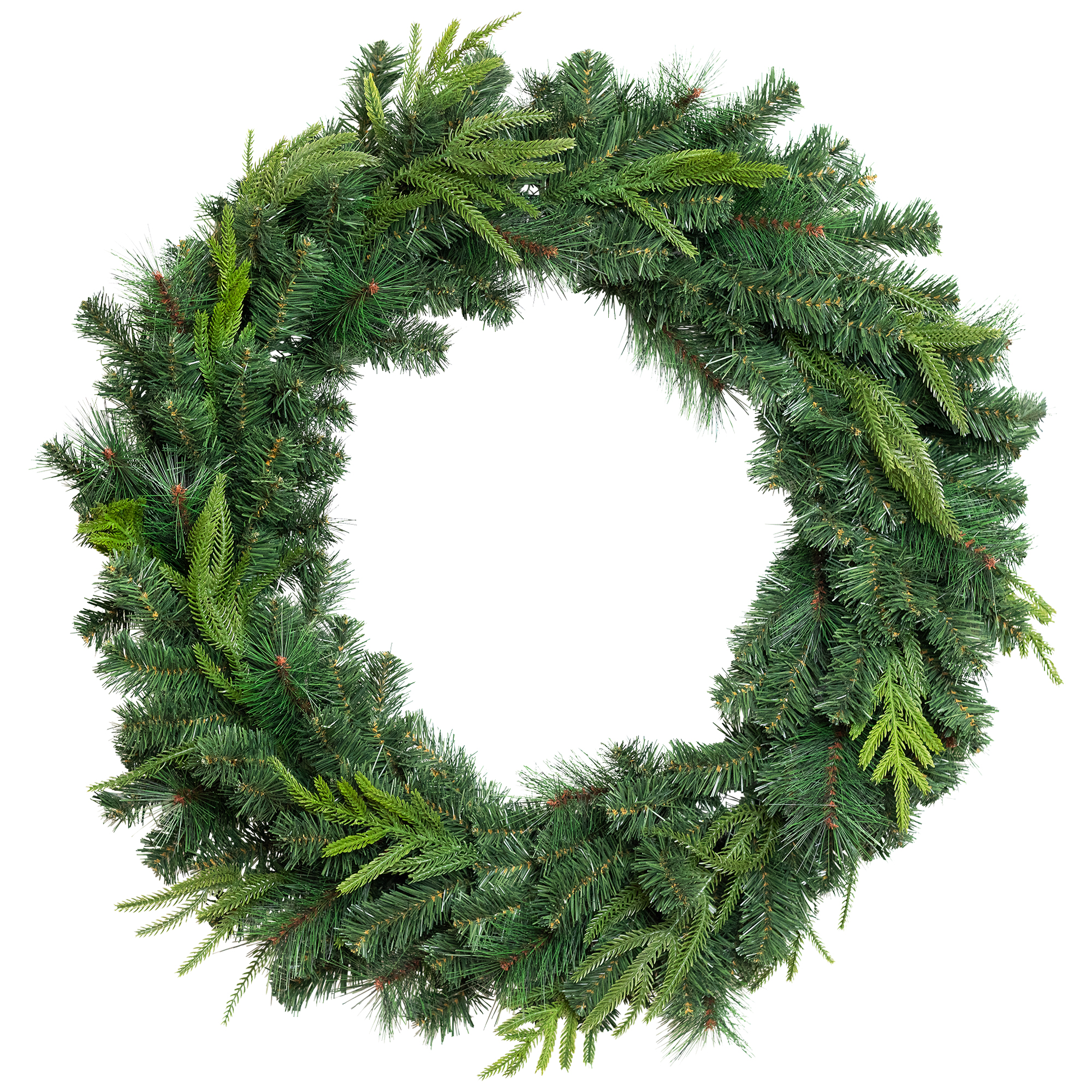 Cedar and Pine Artificial Christmas Wreath - 36" - Unlit