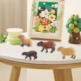 thumbnail image 3 of Capybara Toy Figure Capybaras Figurines Set Ciencia Juguete educativo Creative Mini Capybaras Figura Simulación Capybara Modelo para, 3 of 9