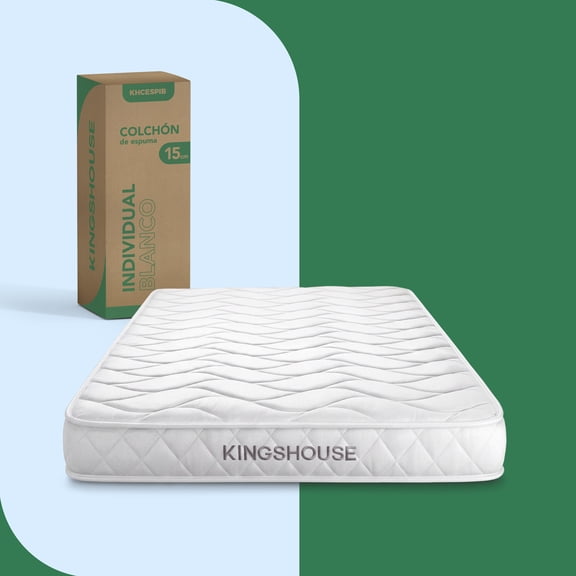 Colchón Individual KingsHouse en Caja 15cm Alto KHCESPIB