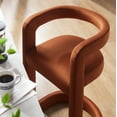 thumbnail image 4 of Modway Winslow Performance Velvet Counter Stool in Rust, 4 of 9