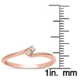 thumbnail image 6 of SuperJeweler 0.02ct Two Diamond Promise Ring In 10 Karat Rose Gold For Women, 6 of 6