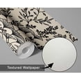 thumbnail image 6 of S4Sassy Peel and Stick Wall Covering, Botanical Branch Wallpaper Removable Wallwrap - Black Textured Instant Wall Mural for Bedroom, Bathroom, Laundry Room, Closet Interior (25"x360" inch), 6 of 9