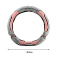 thumbnail image 3 of Rbaofujie Steering Wheel Cover Car Steering Wheel Cover Car Warm Non-slip Handlebar Cover Winter Antifreeze Hand Car Steering Wheel Cover Steering Wheel Covers, 3 of 8
