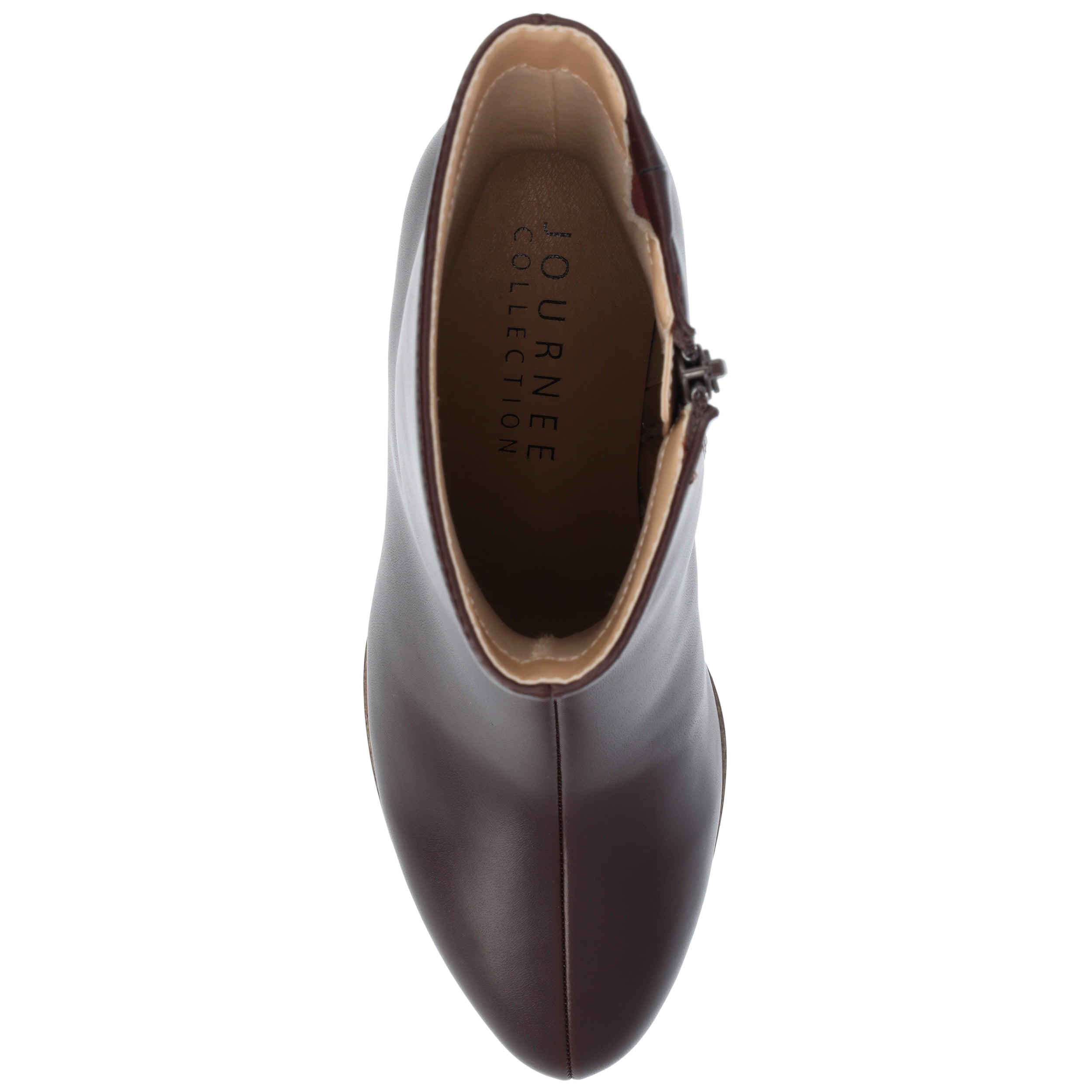 Journee Womens Romer Platform Almond Toe Booties, Widths Available
